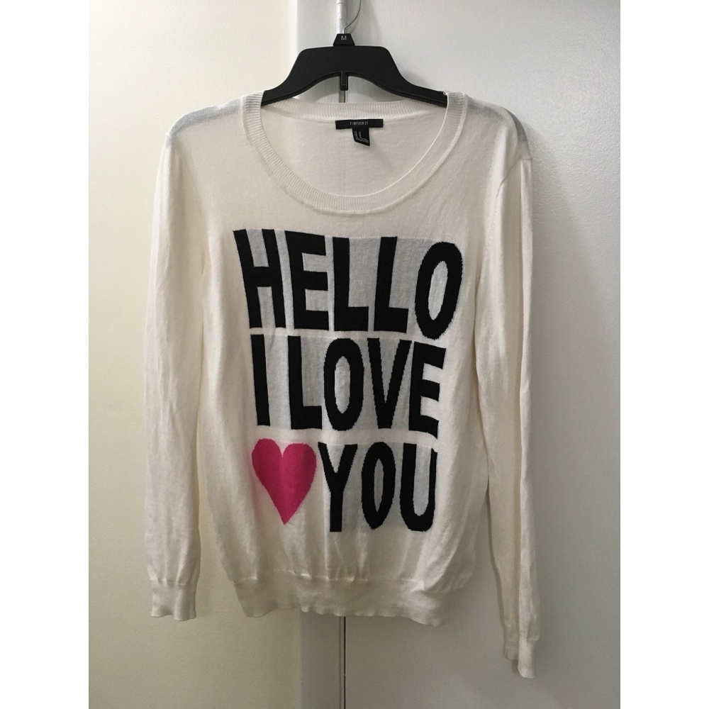 Hello I Love You Sweater